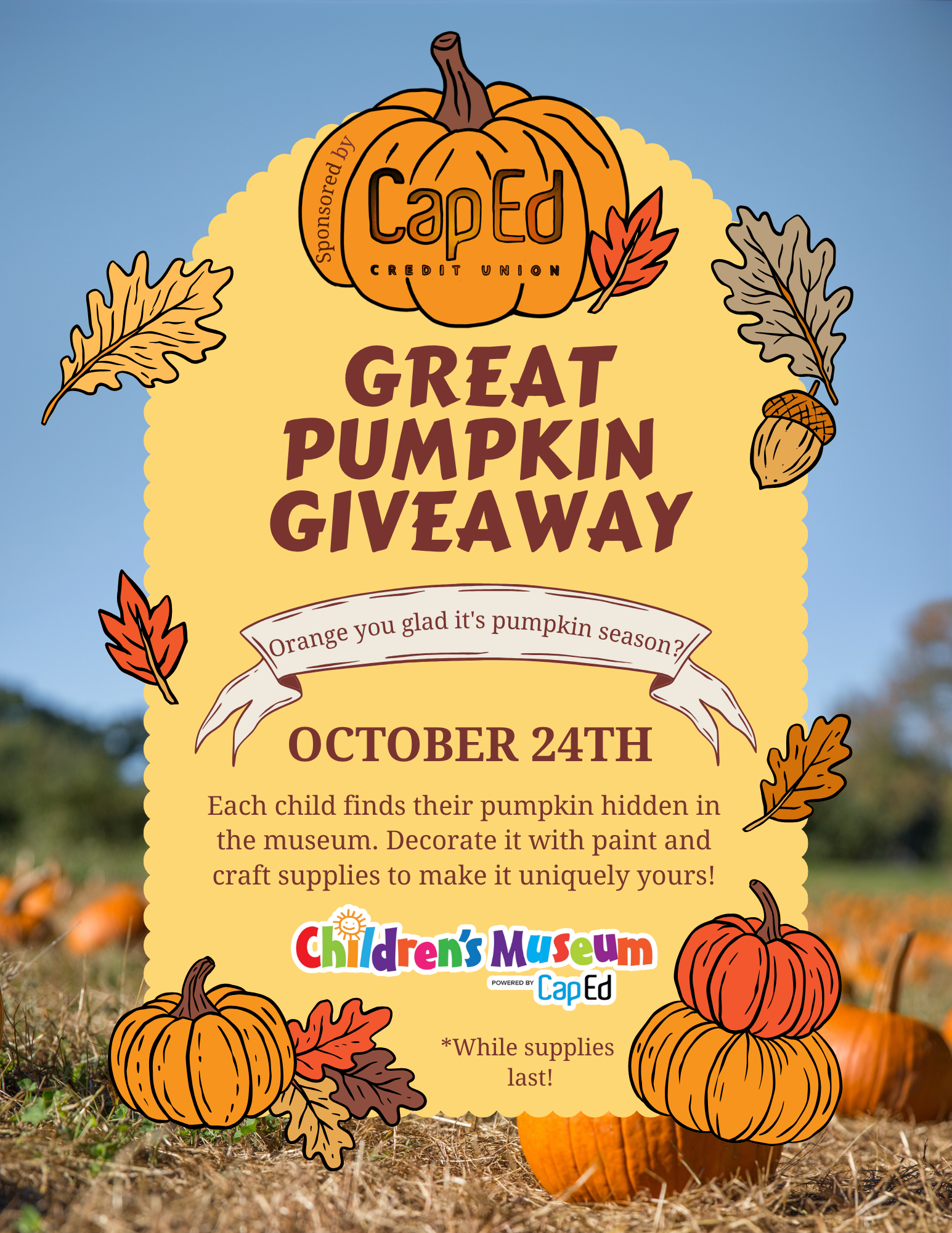 Great Pumpkin Giveaway 